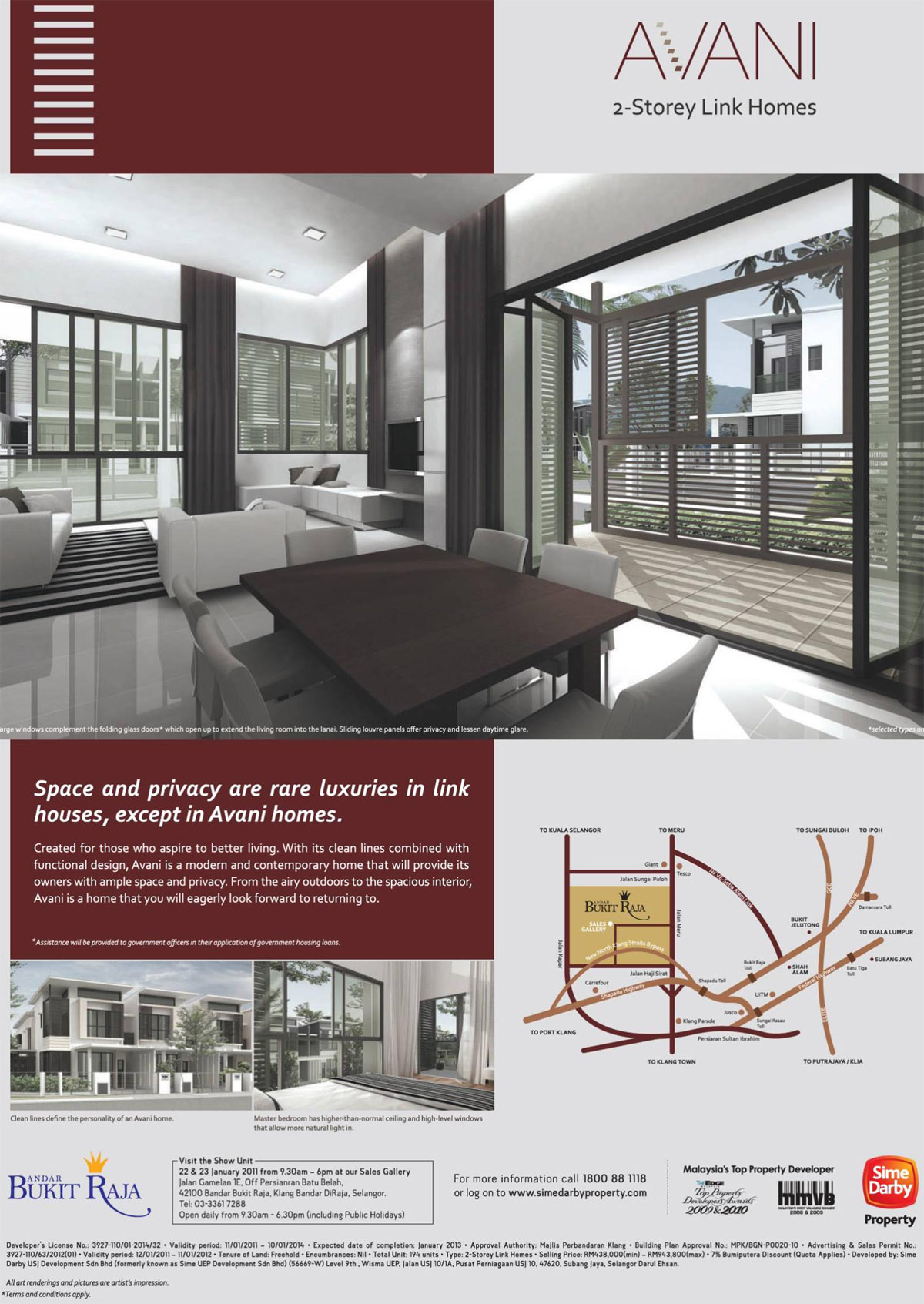 Avani Link Homes @ Andar Bukit Raja, Selangor